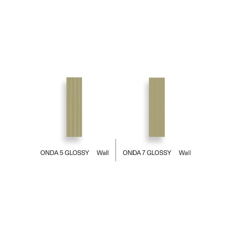 SENSI COLORE SALVIA GLOSSY ONDA 5 5,7X23,2 - CREATIVE DESIGN FLORIM 787167 FLORIM CREATIVE DESIGN - 1