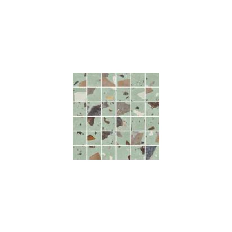 PEBBLE GREEN NATUREL MOSAIQUE 5X5  30X30 - CERAMICAS APARICI APARICI CERAMICA - 1