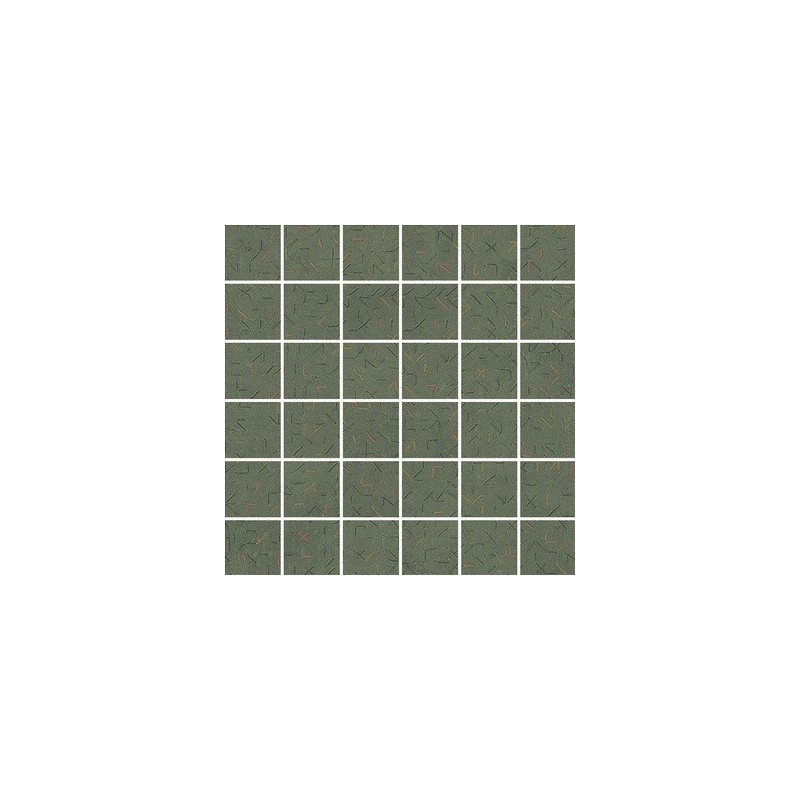 STITCH GREEN NATURAL MOSAICO 5X5  30X30 - CERAMICAS APARICI APARICI CERAMICA - 1