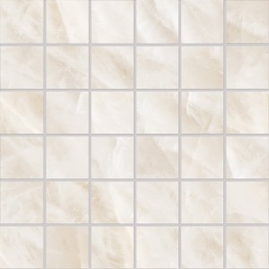 TELE DI MARMO CRYSTAL MOSAIK 5X5 VITRUM WHITE FULL GELAEPPT 30X30 - EMILCERAMICA ENQK EMILCERAMICA - 1