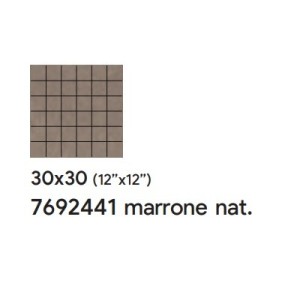 NEUTRA MOSAICO MARRONE NATURALE 5X5 30X30cm 9mm - SAIME CERAMICHE 7692441 SAIME CERAMICHE - 1
