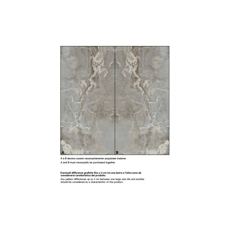 SHINE GRIGIO A MATT 160X320cm 12mm - SAIME CERAMICHE T616237 SAIME CERAMICHE - 1