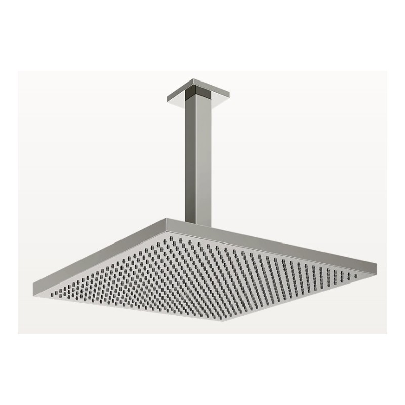 EMPORIO SHOWER Pommeau de douche anticalcaire réglable, fixé au plafond. Fonction MICRO-PLUIE. GESSI