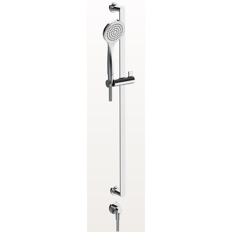 EMPORIO SHOWER Sliding rail with water outlet, antilimestone handshower and 1,50 m flexible hose GESSI