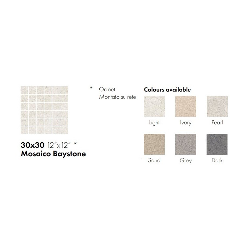 BAYSTONE MOSAICO SAND 30X30 - CERAMICA SANT AGOSTINO CSAMBYSA30 CERAMICA SANT'AGOSTINO - 1