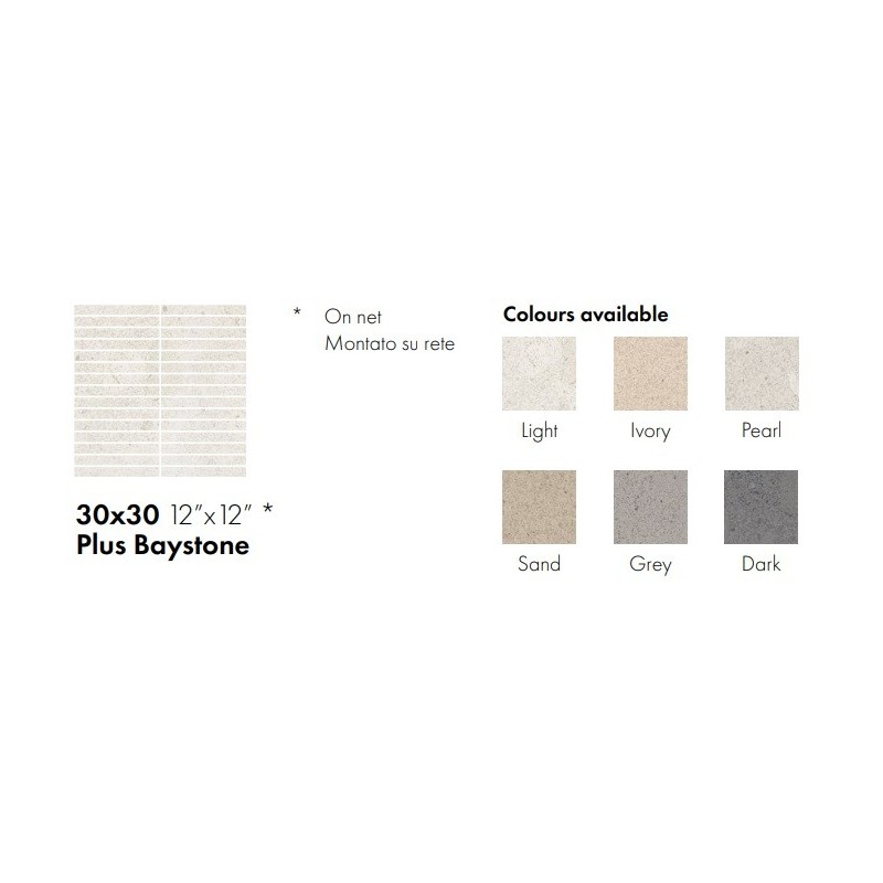 BAYSTONE PLUS LIGHT 30X30 - CERAMICA SANT AGOSTINO CSAPBYLI30 CERAMICA SANT'AGOSTINO - 1