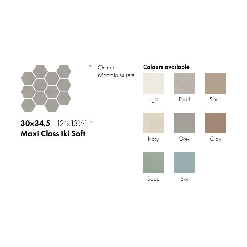 IKI MAXI CLASS CLAY SOFT 30X34,5 - CERAMICA SANT AGOSTINO CSAMCICL34 CERAMICA SANT'AGOSTINO - 1