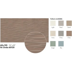 IKI ONDA LIGHT 60X120 - CERAMICA SANT AGOSTINO CSAIKLIG60 CERAMICA SANT'AGOSTINO - 1