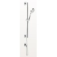 EMPORIO SHOWER Asta saliscendi con presa acqua, doccetta anticalcare tre getti e flessibile 1,50 m GESSI