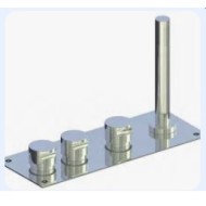 PRESTIGE A2 Mix four-hole faucet with shower hose - Hafro - Geromin HAFRO-GEROMIN - 1