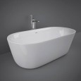 CONTOUR VASCA DA BAGNO Bianco Alpino Rotonda in Acrilico  Rak Ceramics
