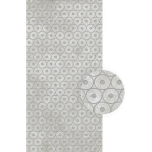TESORI DECORO ANELLI GRIGIO SEMPLICE 6MM 120x240 cm  SQ  - CEDIT 752604