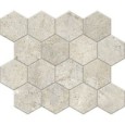 EVERSTONE MOSAIQUE ESAGONO EVER CREAM 25X30 cm - CERCOM CERAMICHE  1089757
