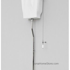 ARTCERAM HERMITAGE HIGH CERAMIC CISTERN WITH COVER HEC004 ARTCERAM - 1