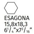 BOSTON BRICK ESAGONA NORTH END 15,8X18,3cm 10mm - CIR 1085371