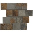 DI PIETRA MOSAIC PAVE' BALI RED 30x30cm - CIR 1080129