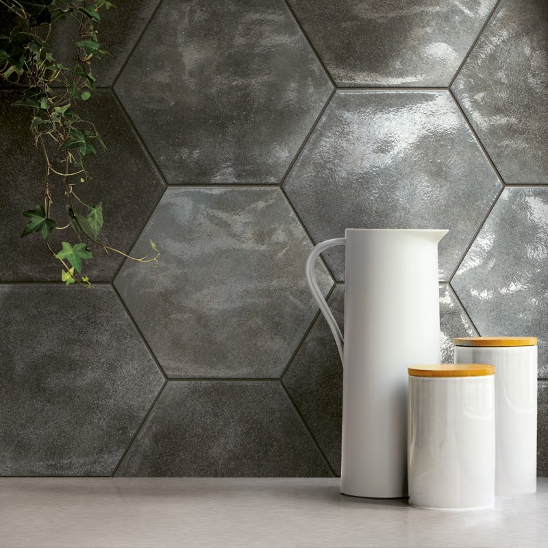 MATERIA PRIMA ESAGONA BLACK STORM 24X27,7cm 10mm R9 - CIR 10697772