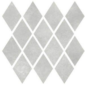 MATERIA PRIMA MOSAICO ROMBO GREY VETIVER 25X25cm - CIR 1069897