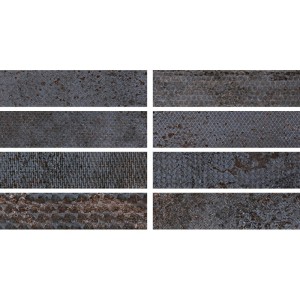 COSTRUIRE METALLO NERO STRONG RT 30X120cm 9,5mm - Serenissima 10628171