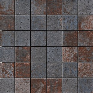 COSTRUIRE MOSAICO 5X5 METALLO NERO 30X30cm - Serenissima 1062372