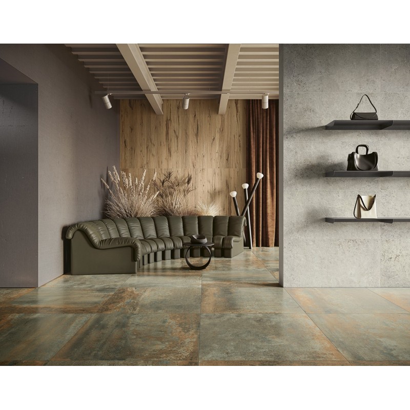 COSTRUIRE METALLO VERDE RT 30X60cm 9,5mm - Serenissima 1086621