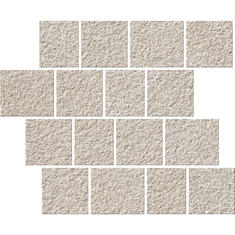 ECLETTICA MOSAIK PAVE' ARGENTO ROCK 30X30cm R11 - Serenissima 1081798