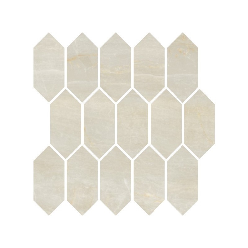 FOSSIL MOSAIK LOSANGA FOSSIL CREMA SQ 30X30cm 10mm - Serenissima 1066641