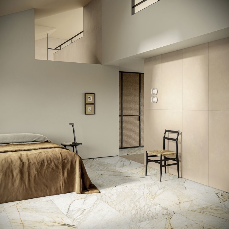 PALAZZO CALACATTA DORATO SILK 120X120cm 9,5mm R09 - Serenissima 1093957