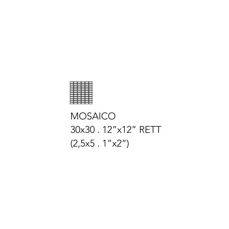 PETRA MOSAICO RT PETRA AVORIO 30X30cm 9,5mm - Serenissima 1097509