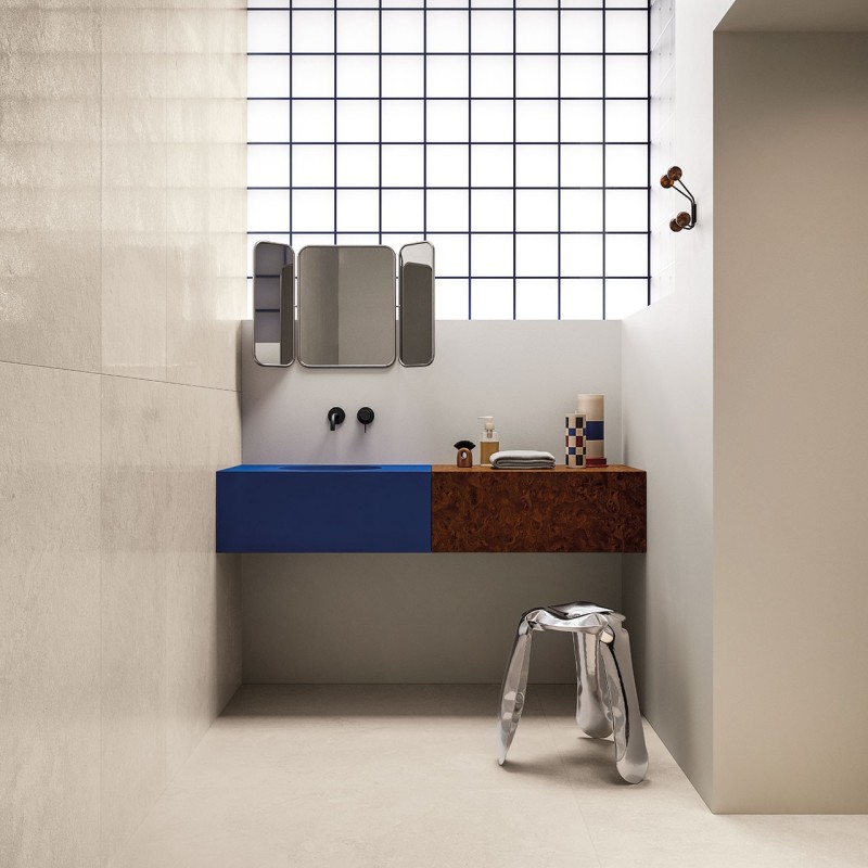 PIETRA DI PORTLAND BIANCO SQ 100X100cm 8,5mm R10 - Serenissima 1090634