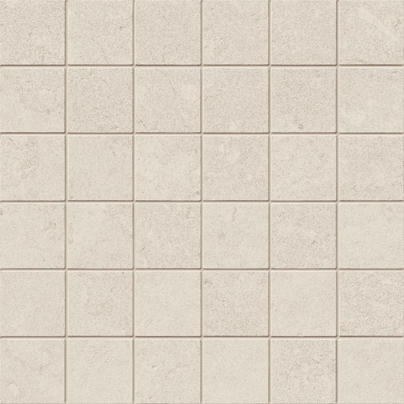PIETRA DI PORTLAND MOSAICO 5X5 PORTLAND BIANCO 30X30cm 9,5mm - Serenissima 1091214