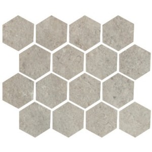 PROMENADE MOSAICO ESAGONA ARGENTO 25X30cm - Serenissima 1070681