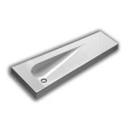 GRANDANGOLO washbasin   G-130 T right_without   holes   1300x500x335 Y0XT HATRIA