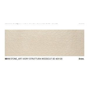 Stone art IVORY 3D WOODCUT 40X120cm M019 Marazzi