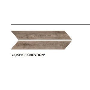 Treverkmust TAUPE CHEVRON 73,2X11,8 cm M0CC Marazzi