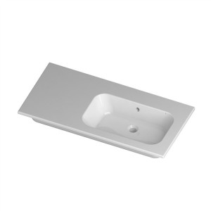 CONSOLLE QUBO 106 SQUARE DROIT Disegno Ceramica DISEGNO CERAMICA - 1