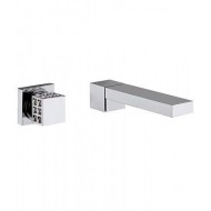 PURE GLAME LUX Waschbecken Einbau Mixer mit Wandauslauf 220mm 3L538/22 BONGIO RUBINETTERIE  - 1