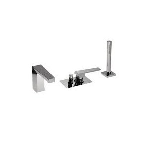 STELTH Mixer bord bain avec set de douche01531-D BONGIO RUBINETTERIE  - 1
