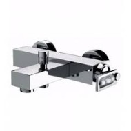 MYAMIX CRYSTAL Mixer baine xterne avec set de doucheduplex 48526-D BONGIO RUBINETTERIE  - 1