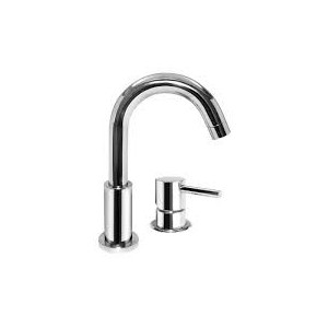 T MIX Gruppo  Lavabo Bordo piano 2 fori con piletta clic-clac Cromo  Bongio 32501 BONGIO RUBINETTERIE  - 1