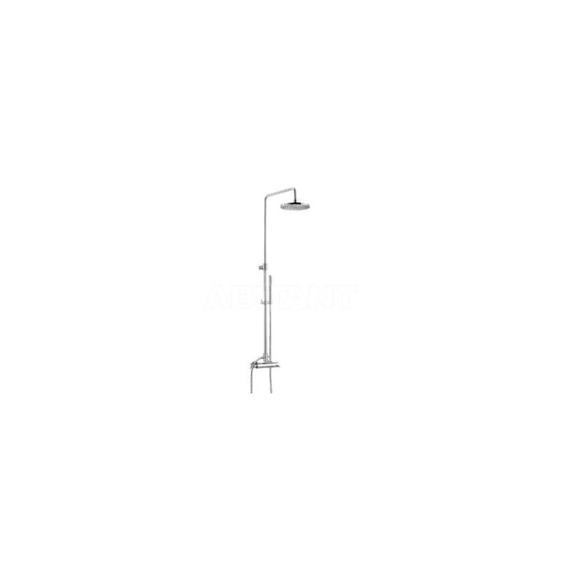 T CROSS Douche thermostatique extérieur avec tube, tête de douche et set de douche Chrome  Bongio 30547-DF BONGIO RUBINETTERIE  