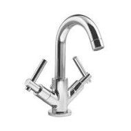 T LEVER Single hole basin mixer with pop-up waste 1.1/4" Chrome  Bongio 31521 BONGIO RUBINETTERIE  - 1