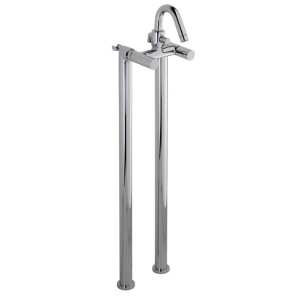 AQUA External bath mixer to the floor with shower set duplex Chrome  Bongio 40528 BONGIO RUBINETTERIE  - 1