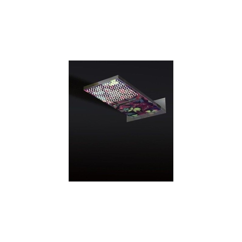 TATTOO WELLNESS SHOWER tête de douche   à mur avec double jet acier  Bongio 00889TTLU13TENTATION BONGIO RUBINETTERIE  - 1