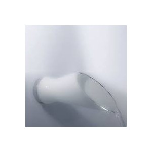 SOFFI Murano Glass Built-in basin spout All white/Chrome  Bongio 60978CR44 BONGIO RUBINETTERIE  - 1