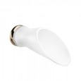 SOFFI Murano Glass Built-in basin spout All white/gold  Bongio 60978OR44 BONGIO RUBINETTERIE  - 1