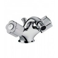 FLEUR BLANC Single hole bidet mixer with pop-up waste 1.1/4" Chrome  Bongio 11522 BONGIO RUBINETTERIE  - 1