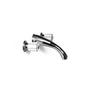 FLEUR BLANC Waschbeckenarmatur Einbau für Wand Hahn 190mm Chrome  Bongio 11538 BONGIO RUBINETTERIE  - 1