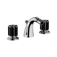 FLEUR NOIR Batterie Bidet 3 trous complete échappement 1.1/4" Chrome  Bongio 12503 BONGIO RUBINETTERIE  - 1