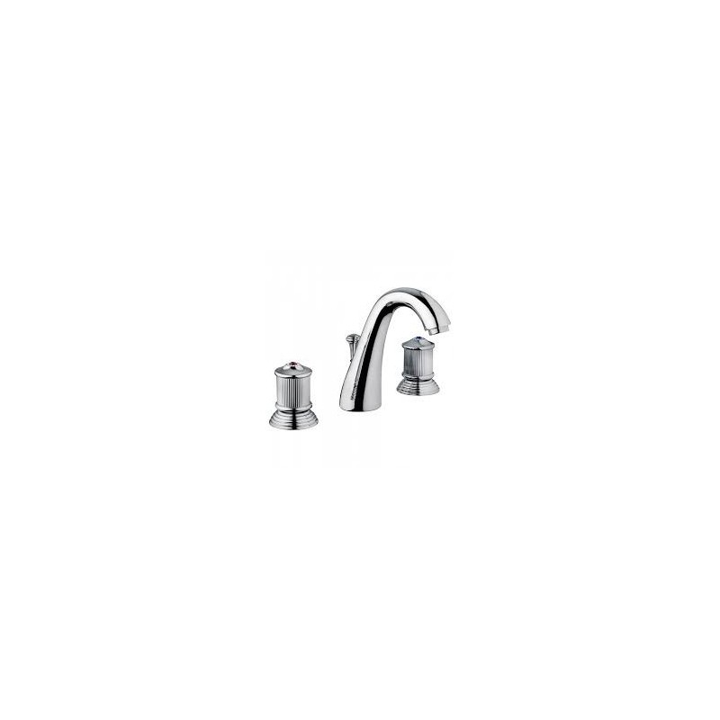IMPERO Batterie Sink 3 trous complete échappement 1.1/4" Chrome  Bongio 65501 BONGIO RUBINETTERIE  - 1